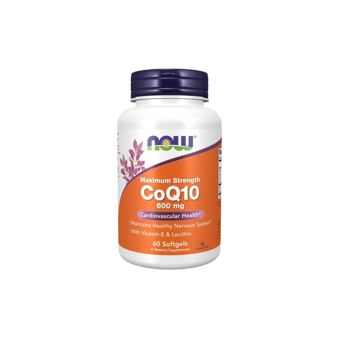Coenzym CoQ10 600 mg 60 Weichkapseln Now Foods